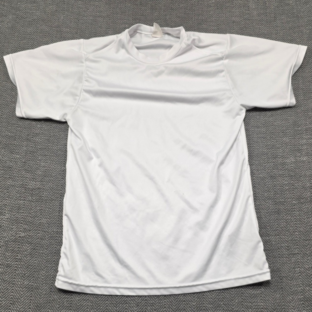 Paragon‎ Youth Large White UPF 50+ Sun Protection Performance T-Shirt Athletic